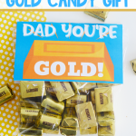 DIY Father's Day Gold Candy Gift