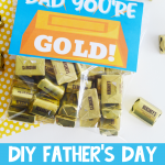 DIY Father's Day Gold Candy Gift