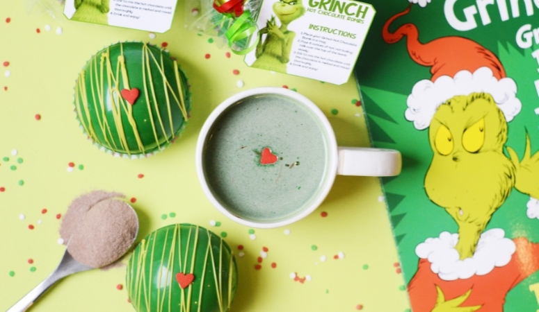 Grinch Hot Chocolate Bombs Featured Image