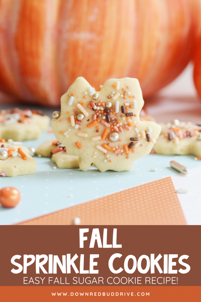 Fall Sprinkle Cookies