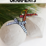 DIY Concrete Christmas Ornament