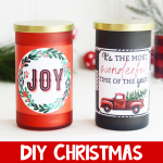 DIY Christmas Candle Labels