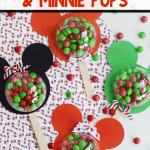Christmas Mickey and Minnie Pops