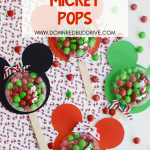 Christmas Mickey and Minnie Pops