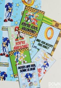 Sonic Valentines | Free printable Sonic Valentines Day cards!