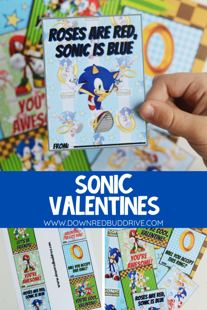 Free Printable Sonic Valentines