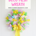 DIY Easter Deco Mesh Wreath