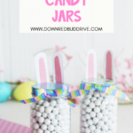 DIY Easter bunny candy jars