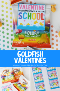 Free Goldfish Valentine Printable