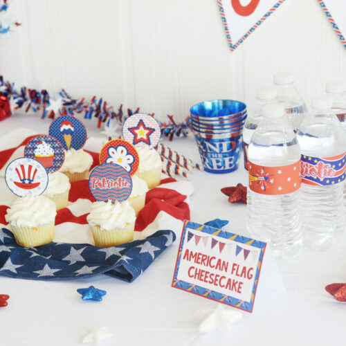 4th July Party Pack Printable - Down Redbud Drive