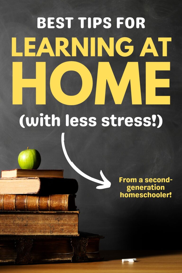 Best Tips for Homeschooling with Less Stress!