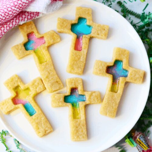 Stained Glass Cross Copper Cookie Cutter Set – Handmade Heavyweight Solid Copper Cutter - View #4