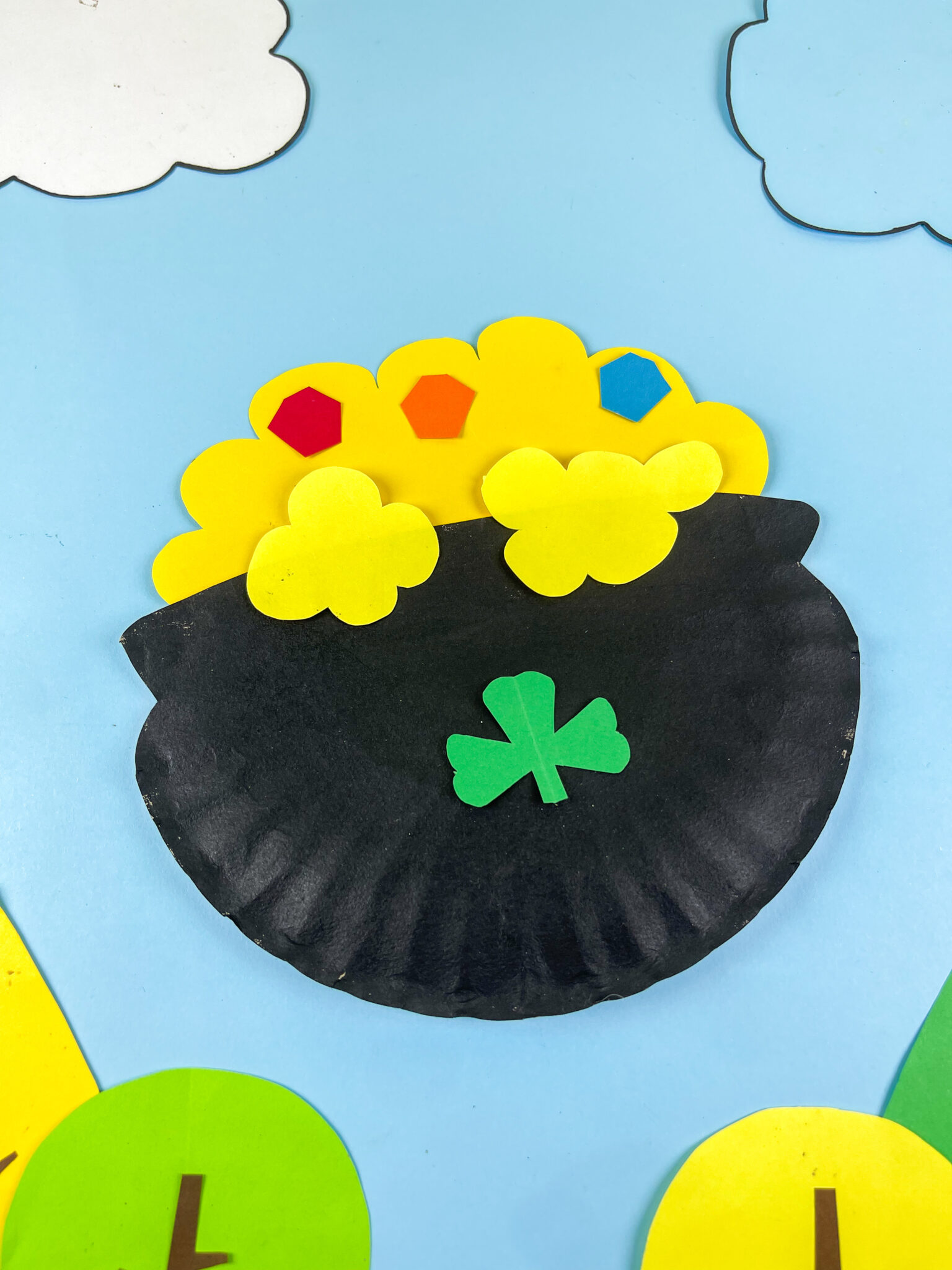 Easy Pot of Gold Craft for St. Patrick’s Day (With Free Template ...