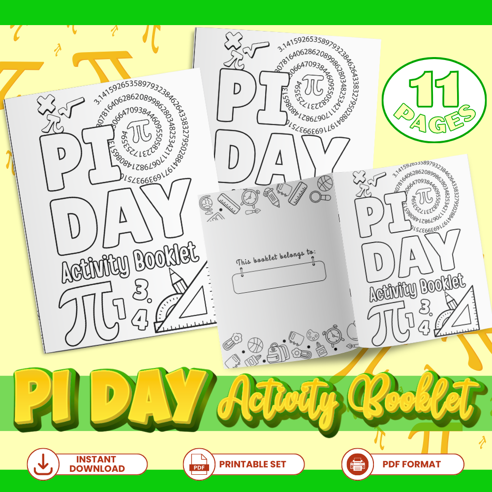 pi day free printable worksheets 