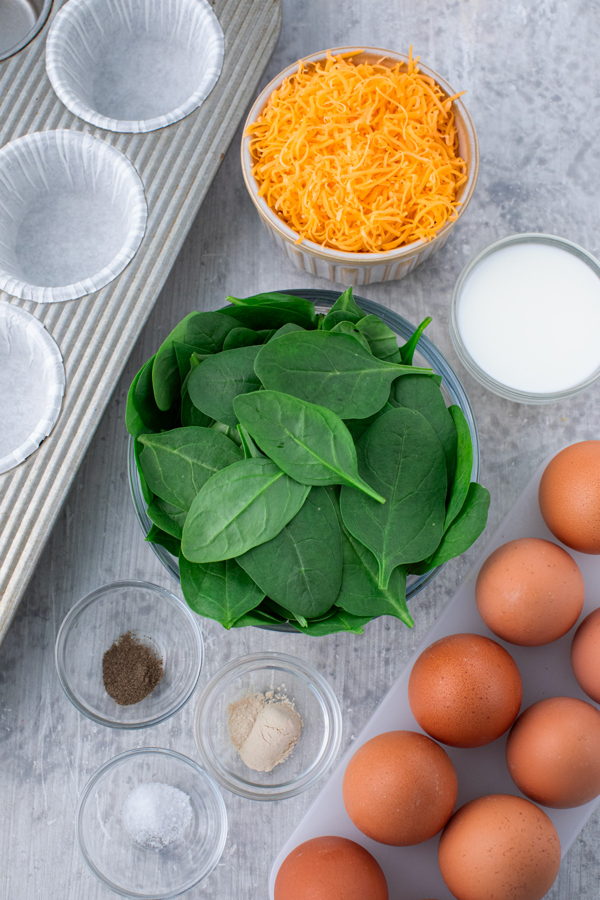 ingredients for egg bites 