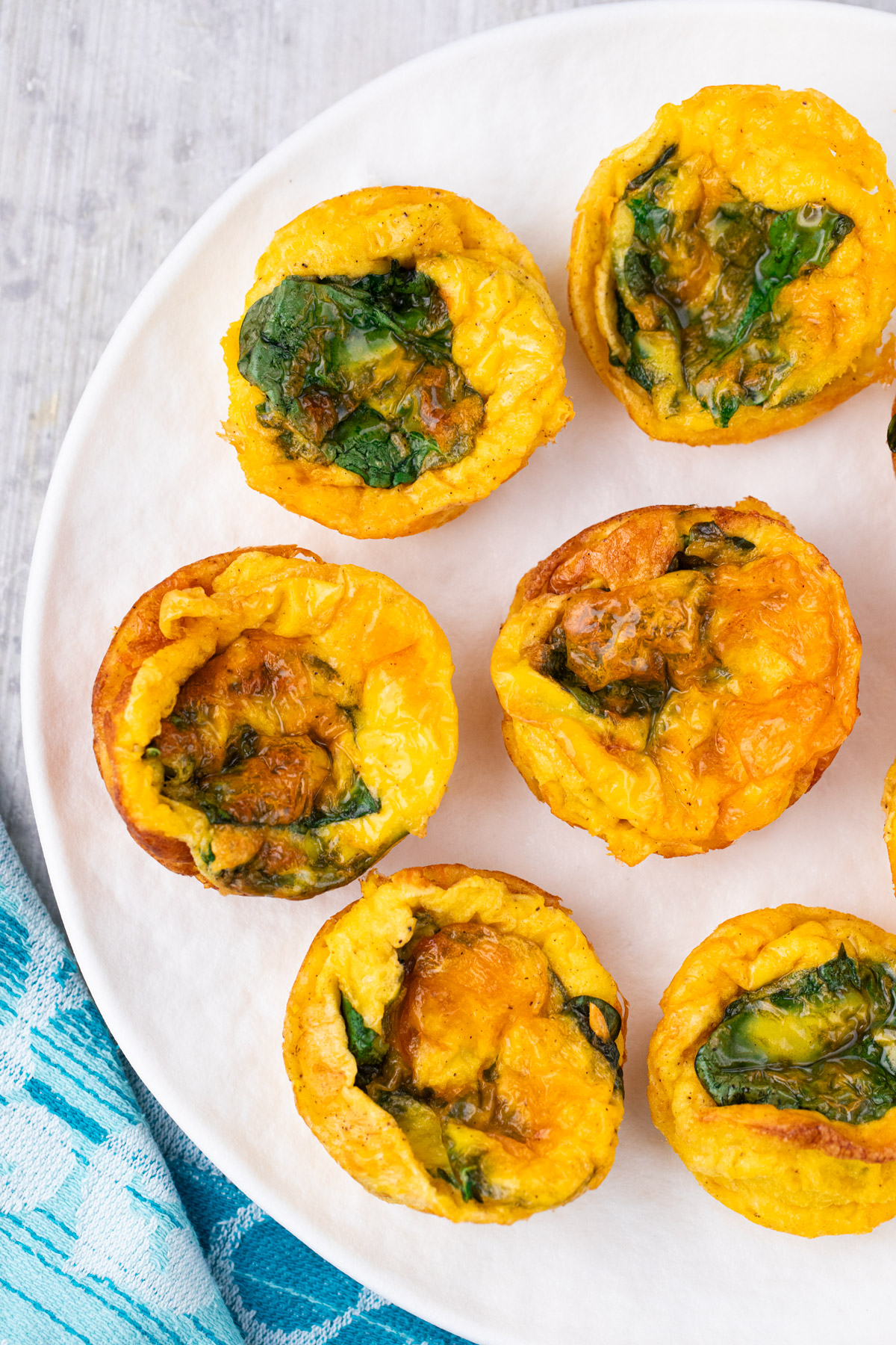 egg bites with spinach 