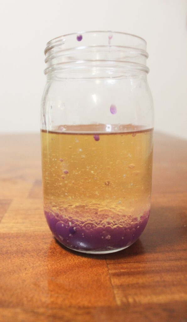 diy lava lamp activity 