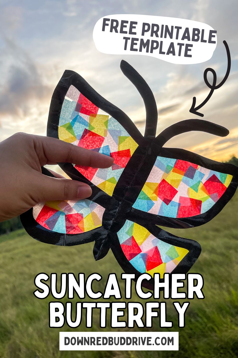 butterfly sun catcher craft 