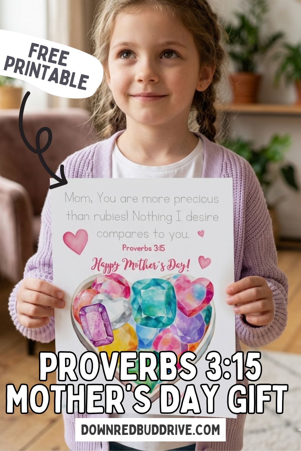 proverbs 3:15 Mother's Day gift printable