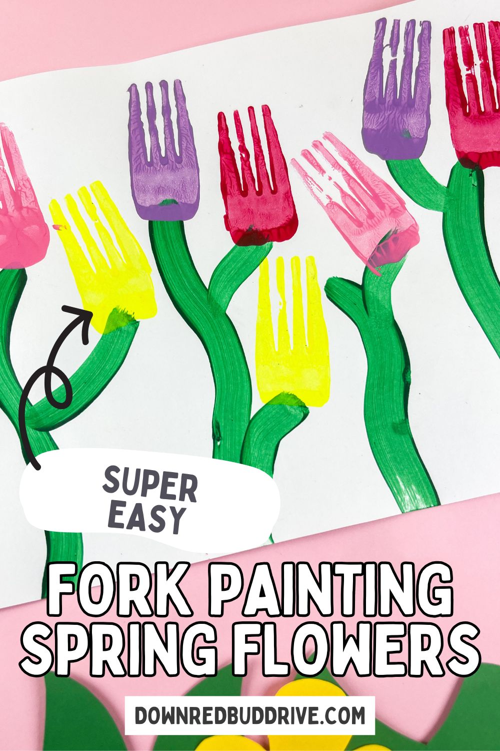 easy fork flower - Down Redbud Drive