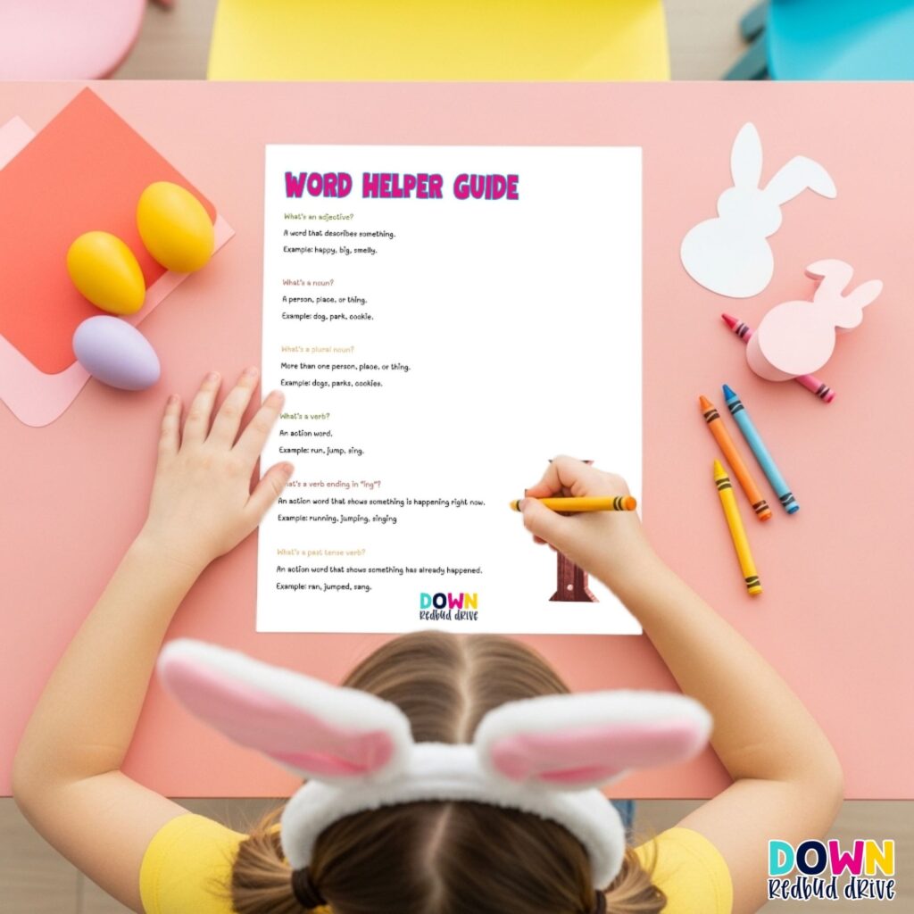 resurrection story easter mad libs printable 