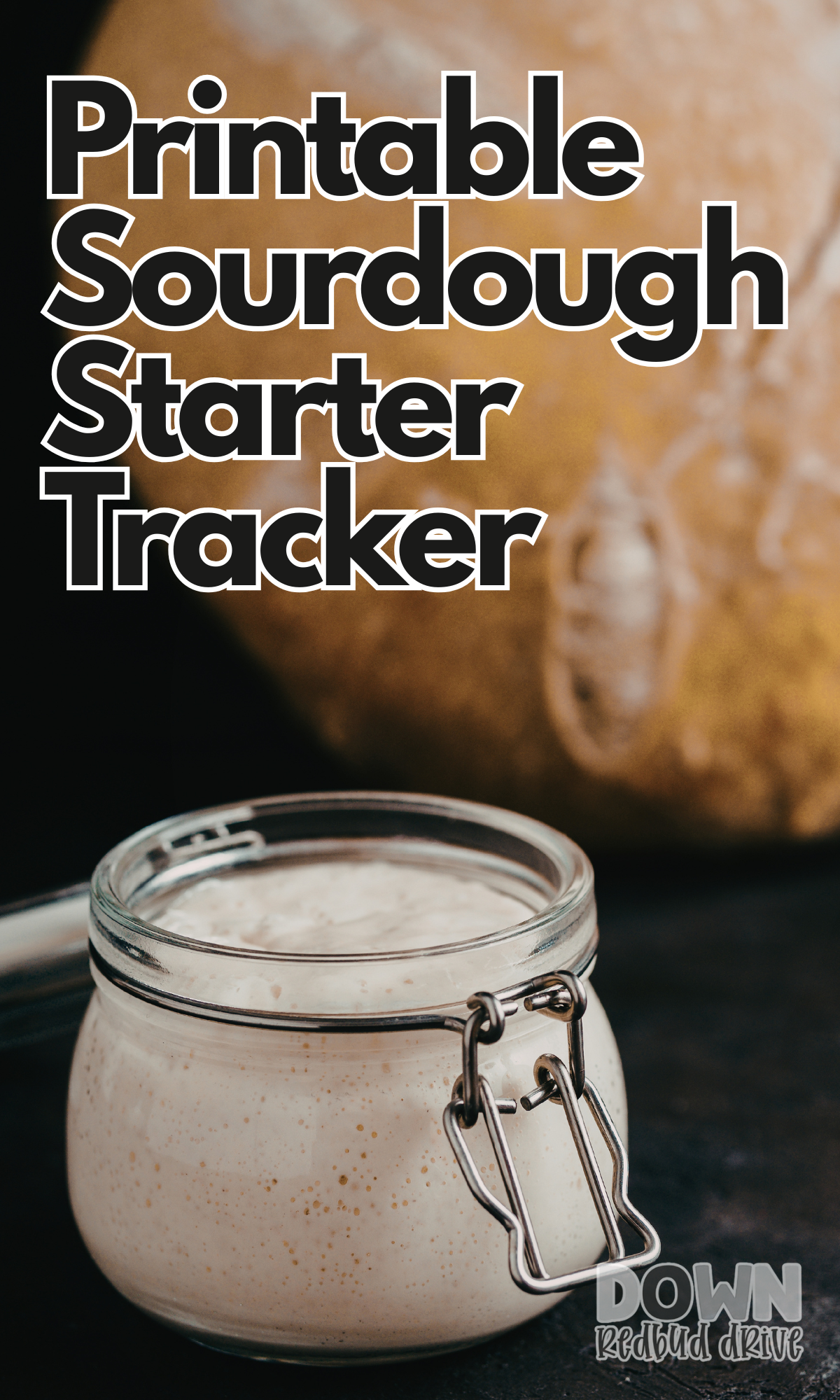 printable sourdough starter tracker 