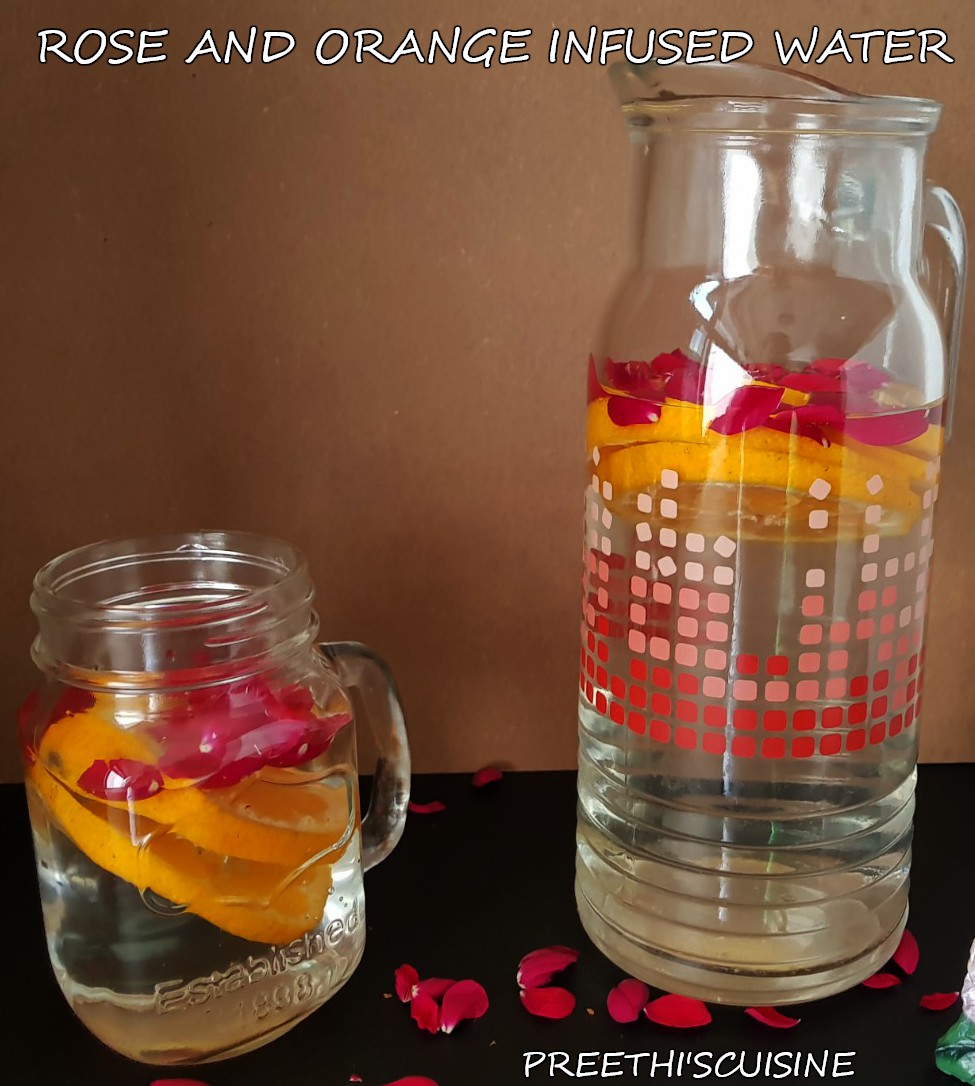Image for ROSE AND ORANGE INFUSED WATER