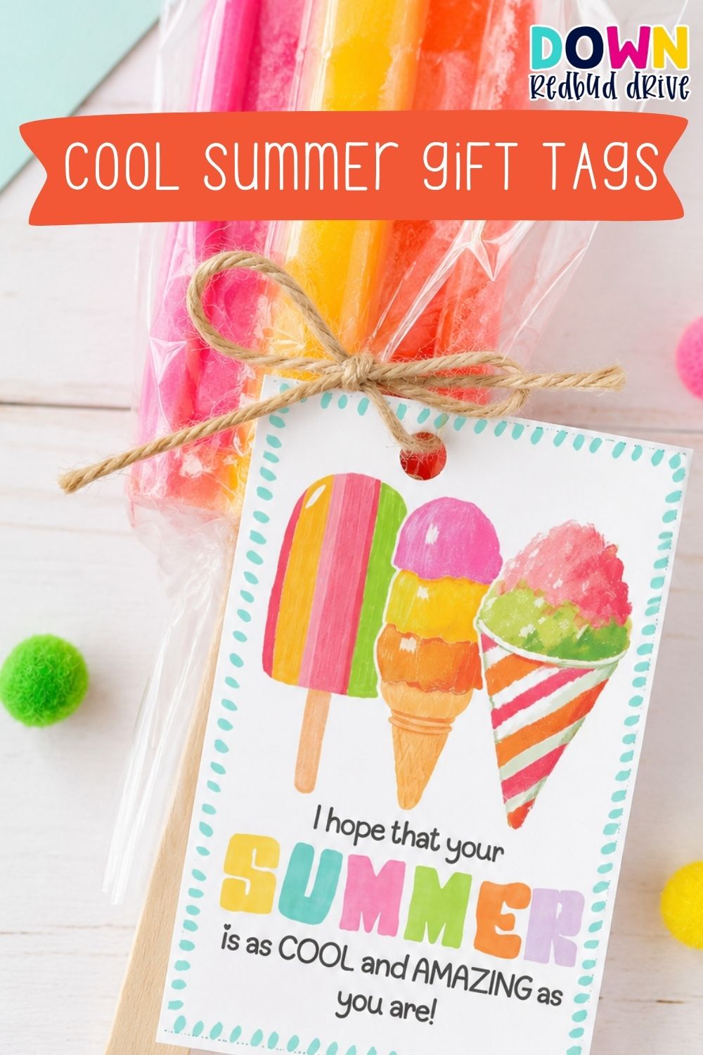 have a cool summer printable gift tags 