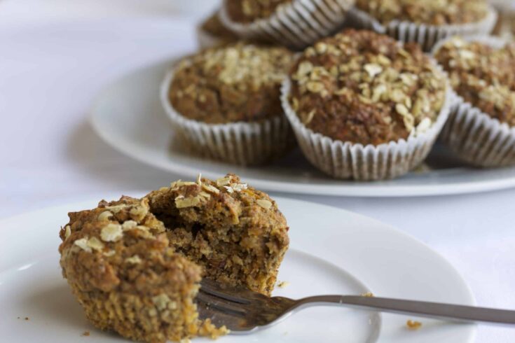 Image for Energy boosting carrot, apple and chia muffins