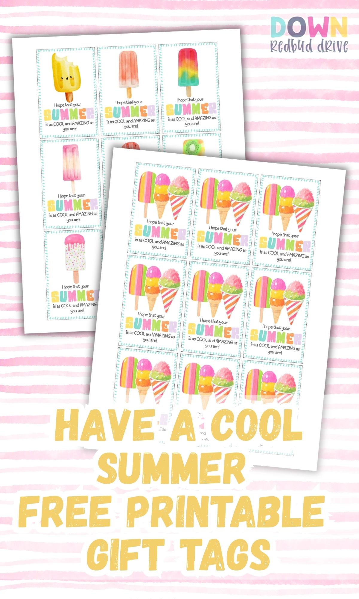 printable have a cool summer gift tags 