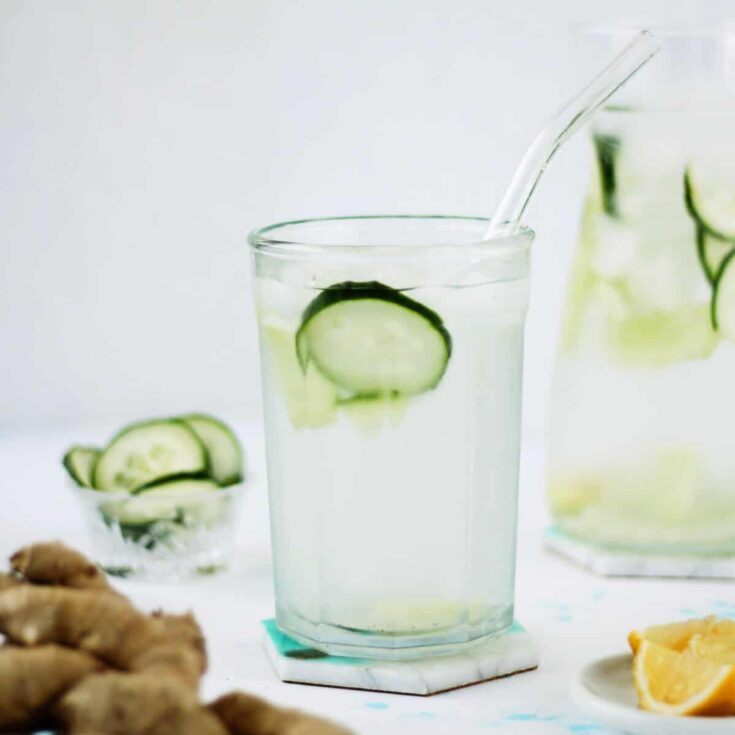 Image for Lemon Ginger Cucumber Water