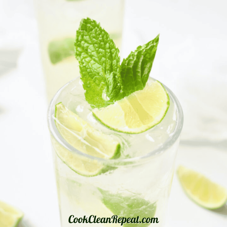 Image for Mint Lime Sparkling Water Recipe