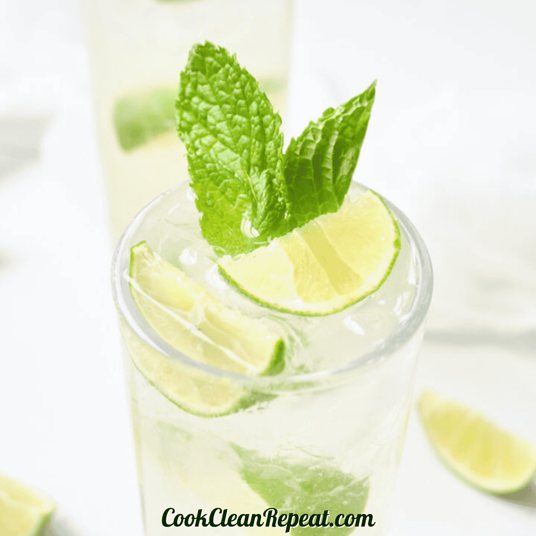 Image for Mint Lime Sparkling Water Recipe