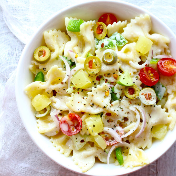 Image for Summer Pasta Salad With Pineapple