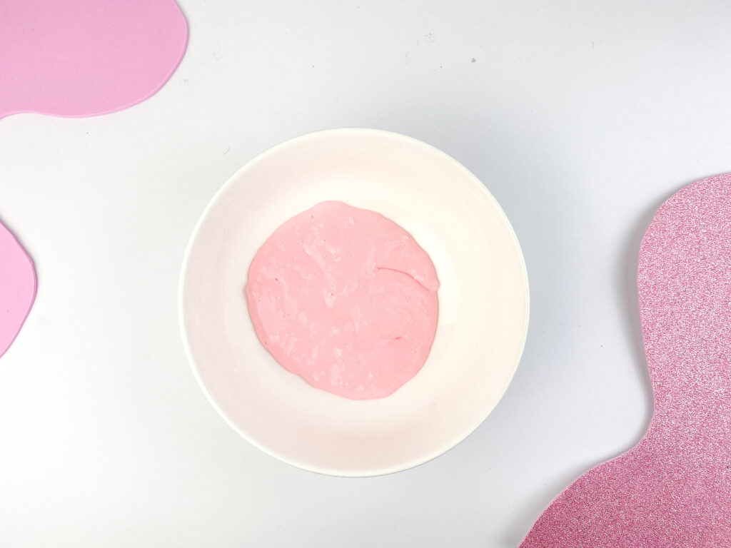 pink slime mixing 