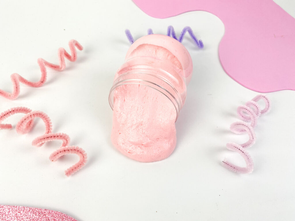 pink cotton candy slime 