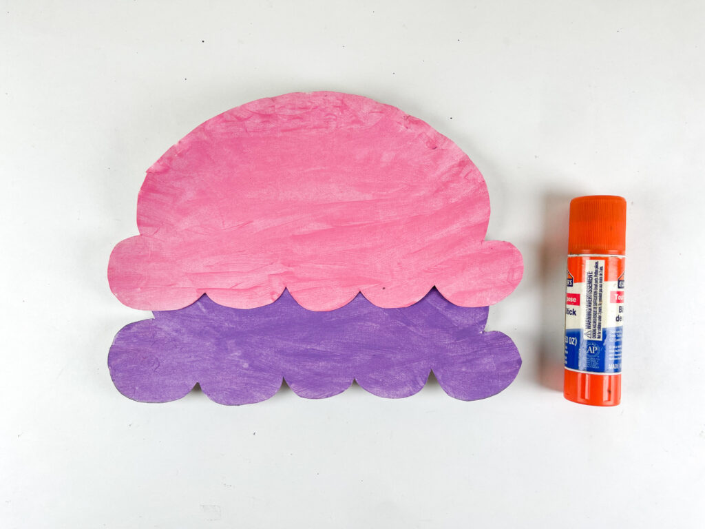 how to make a paper plate ice cream craft step by step 