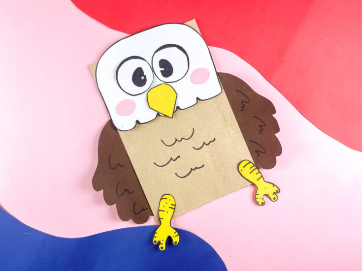 Bald Eagle Paper Bag Craft
