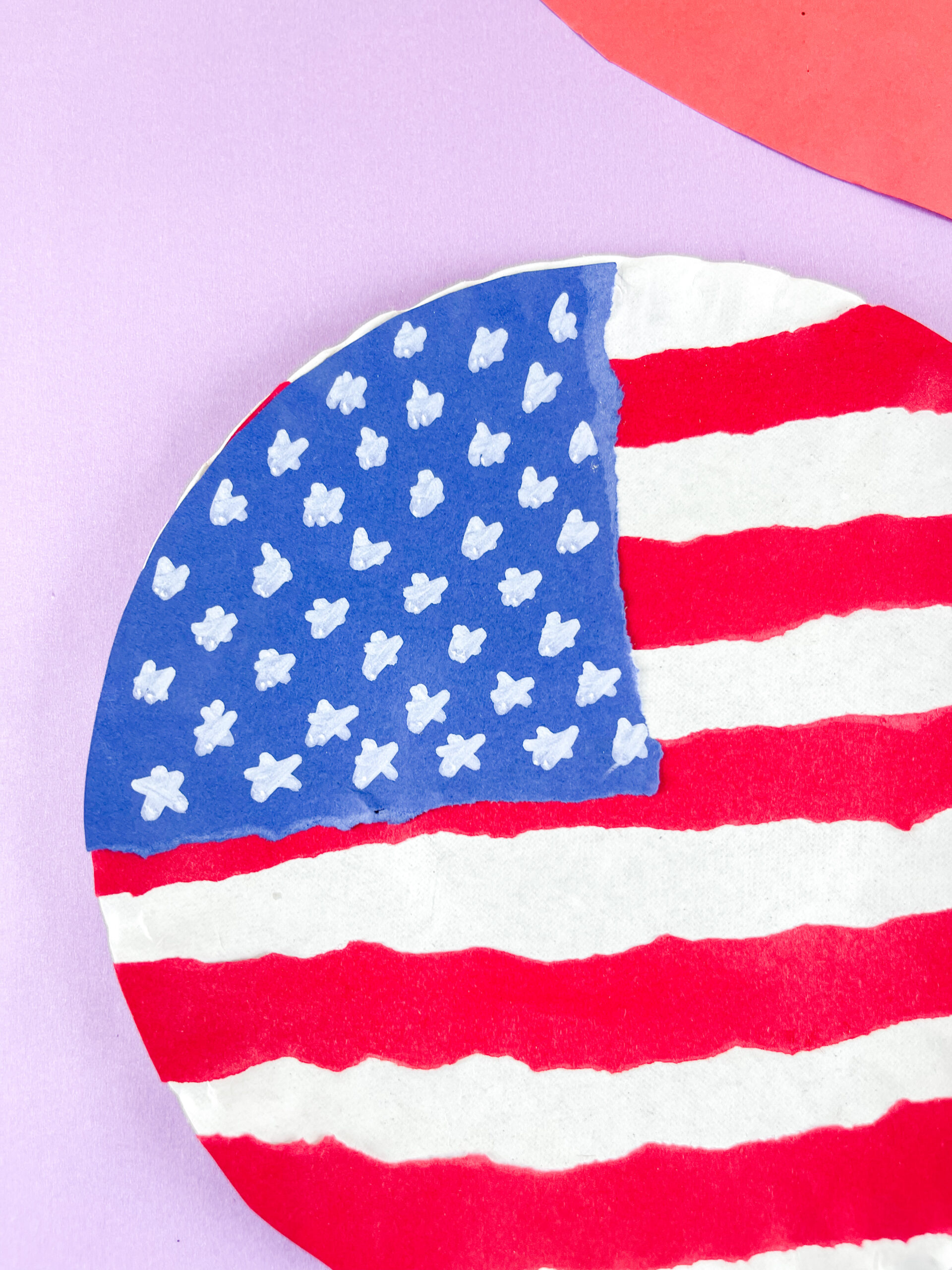 preschool american flag craft