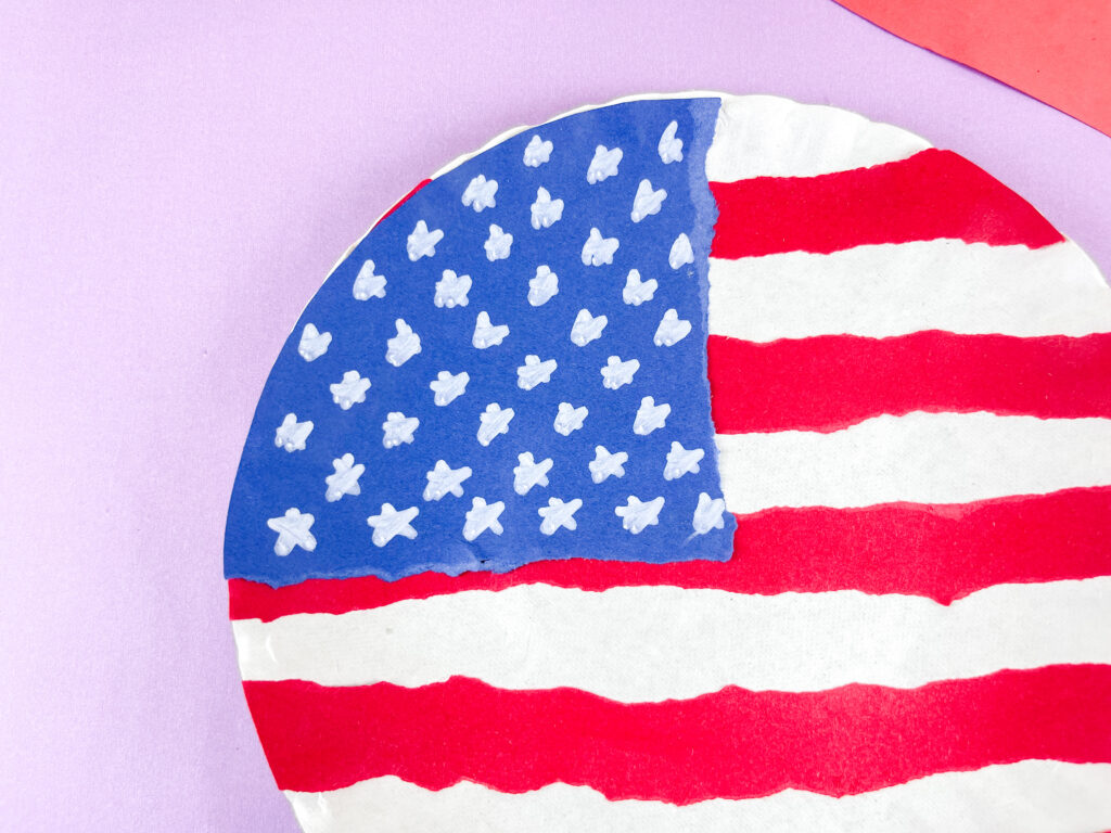 preschool american flag craft