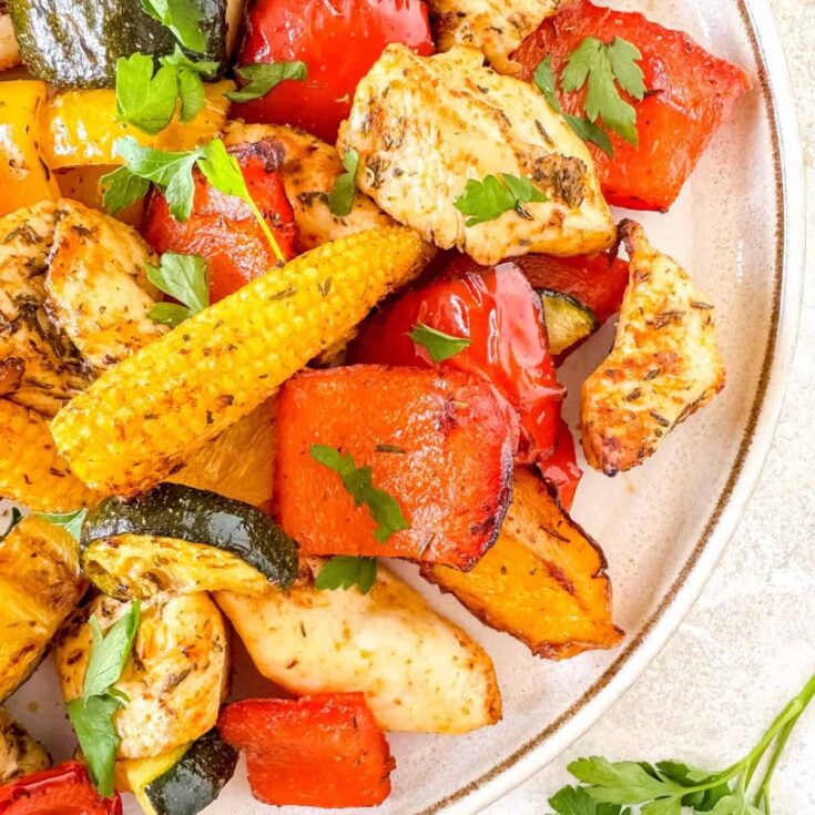 Image for Air Fryer Chicken and Vegetables