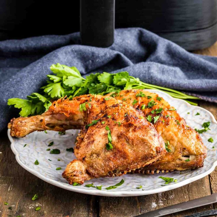 Image for Easy Air Fryer Chicken Leg Quarters