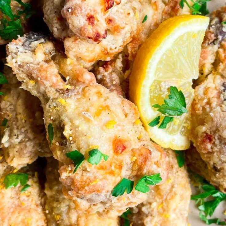Image for The Best Air Fryer Chicken Wings Recipe with Flour