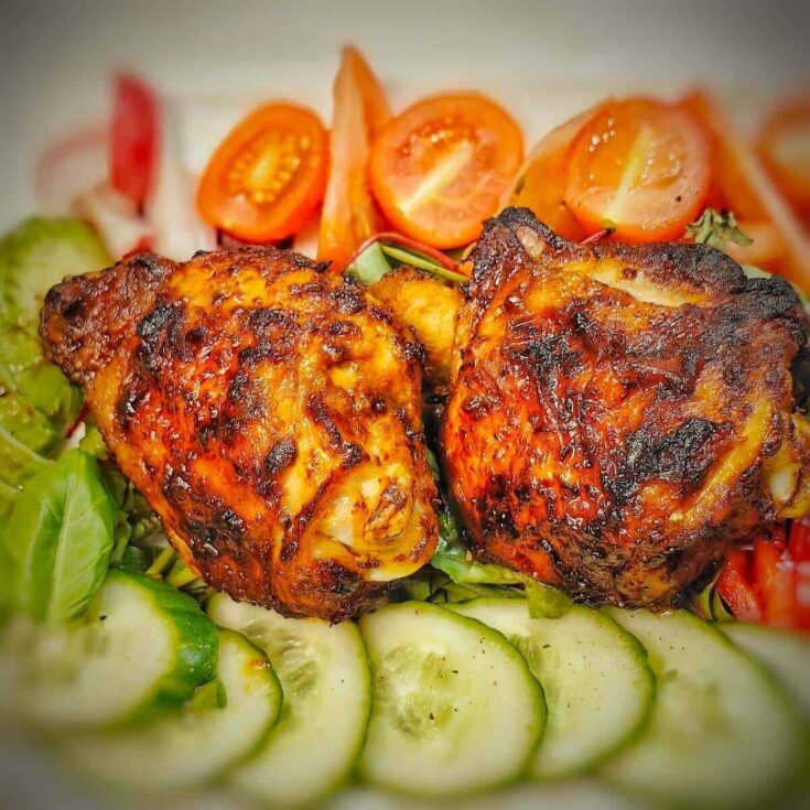 Image for Air Fryer Marinated Chicken Thighs Recipe