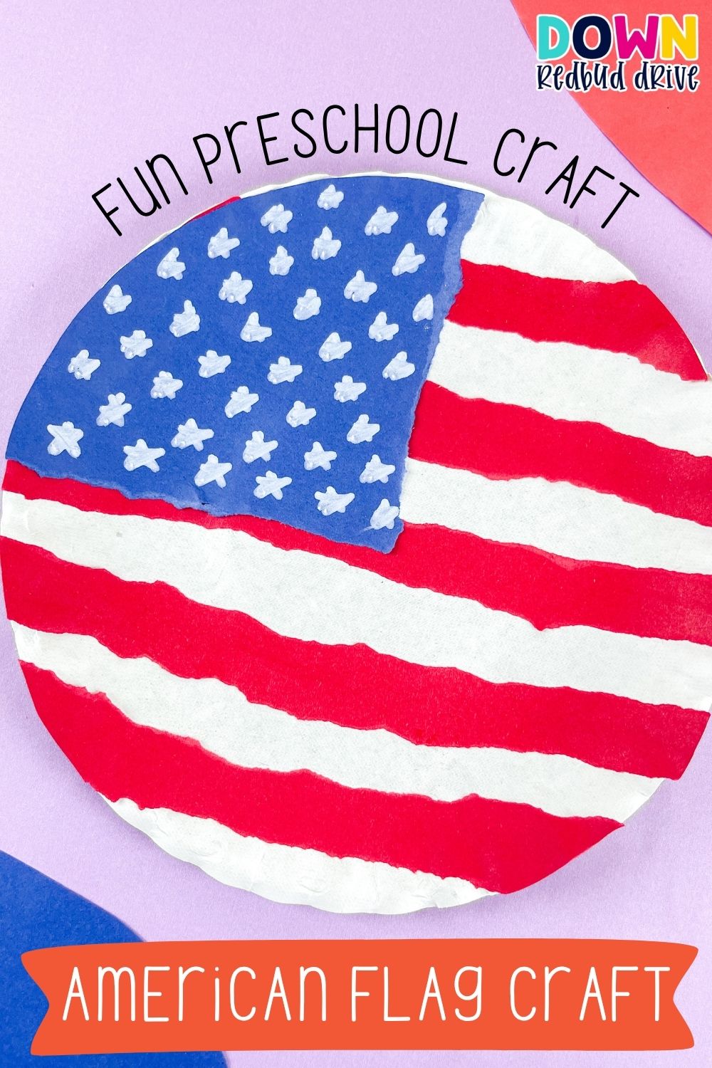 preschool american flag craft