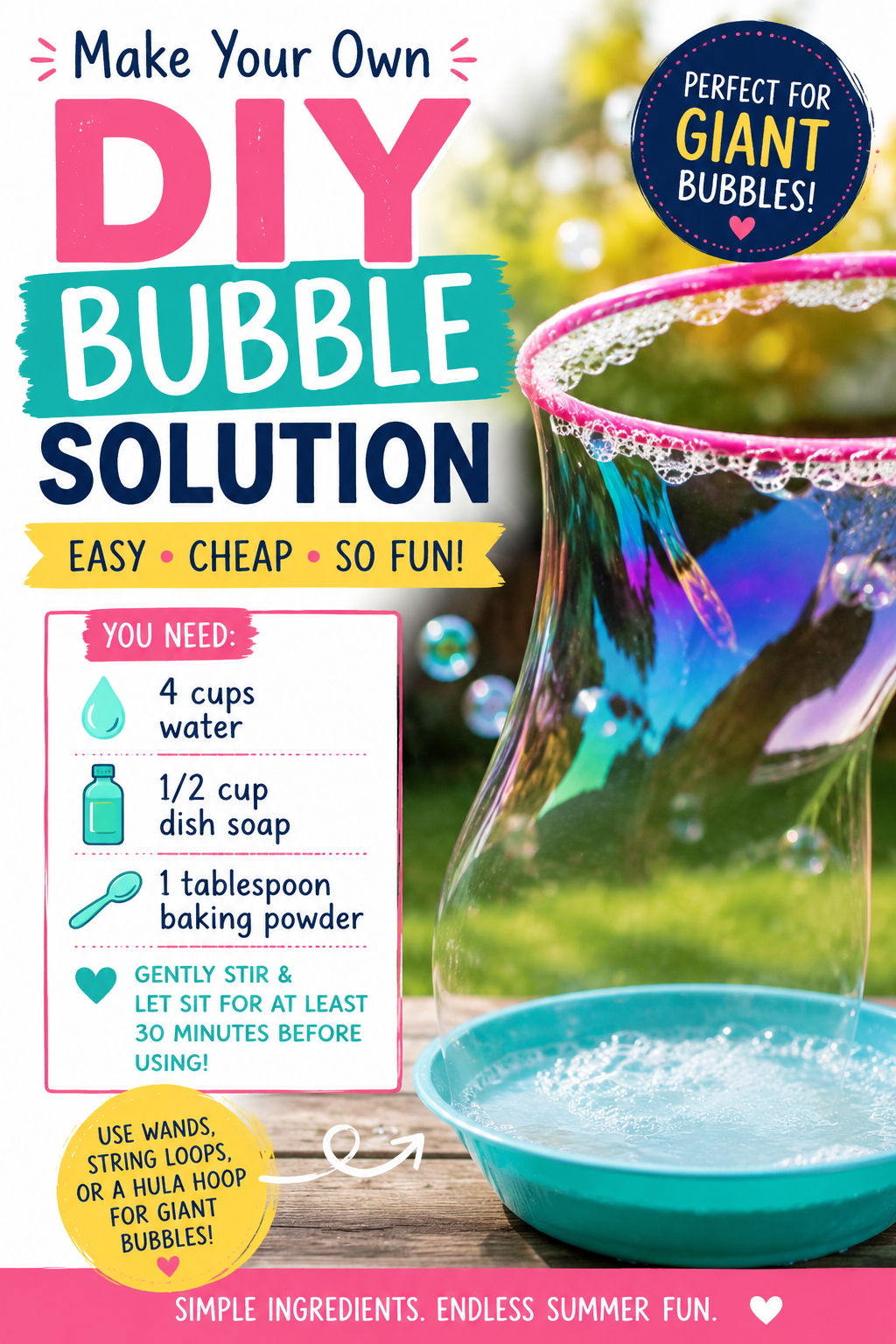 DIY Bubble Solution 