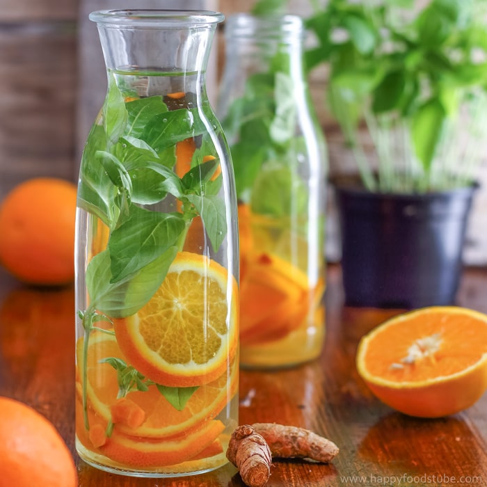 Image for Orange Basil Infused Water