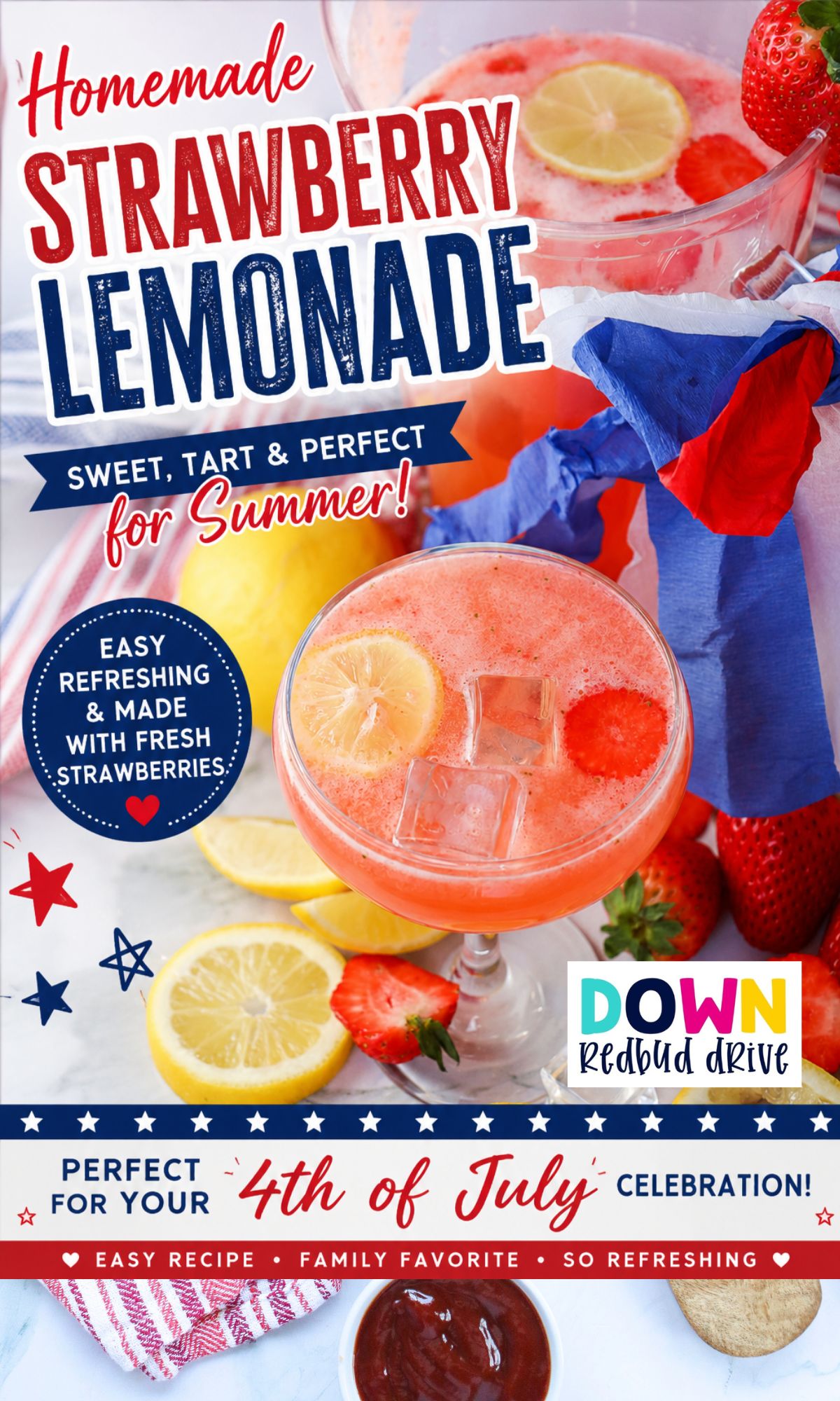 homemade strawberry lemonade recipe