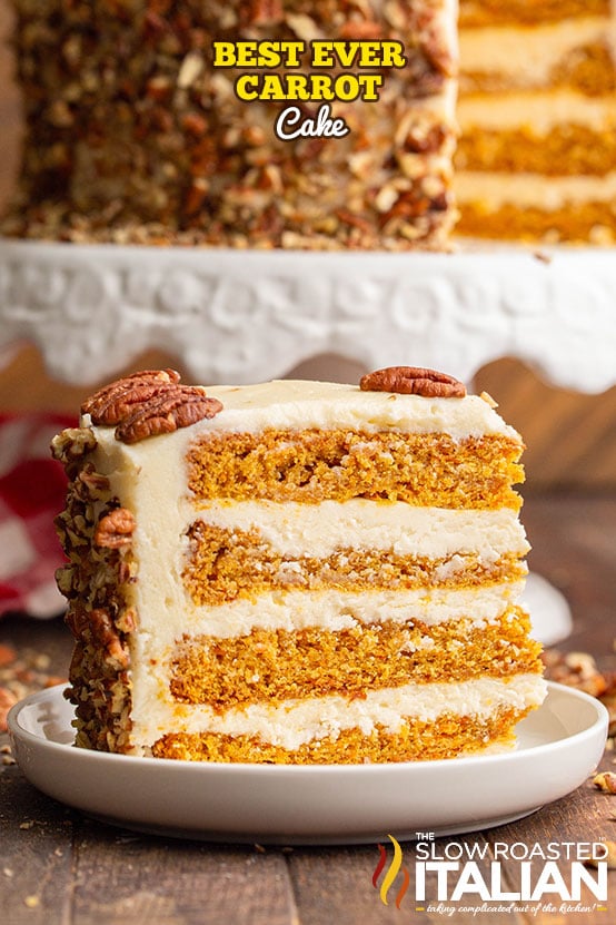 Image for Best Ever Old Fashioned Carrot Cake w/Cream Cheese Frosting