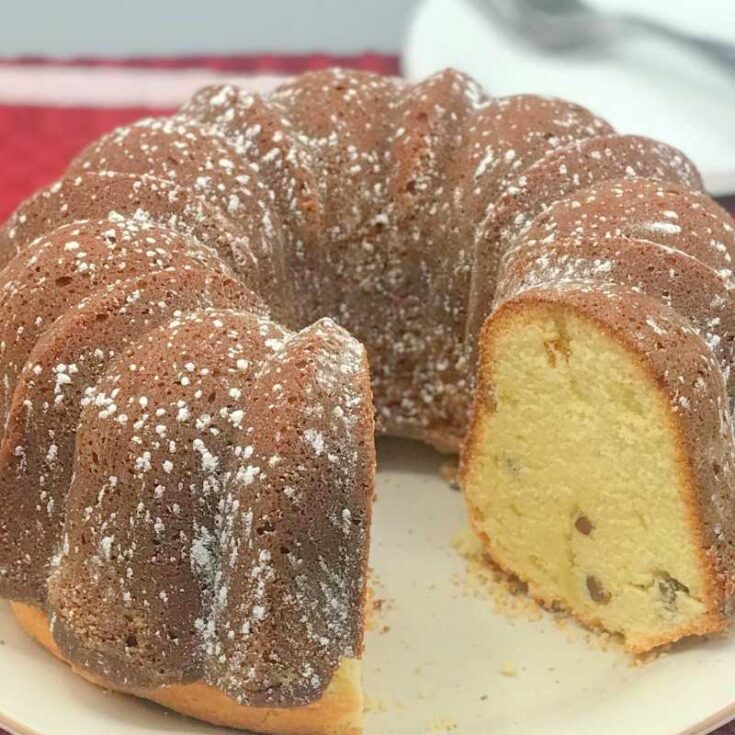 Image for Easy Bourbon Pound Cake With Pecans